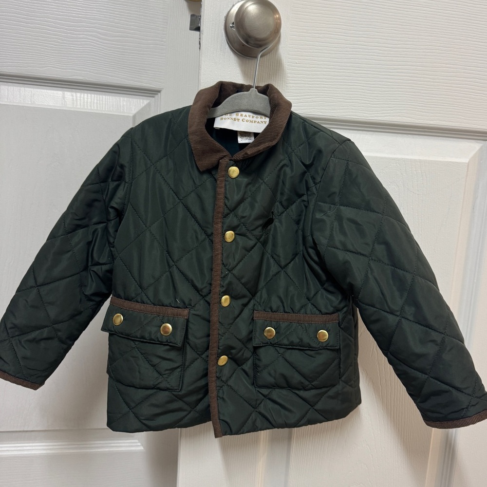 The Beaufort Bonnet Company Quilted Jacket - Green and Brown